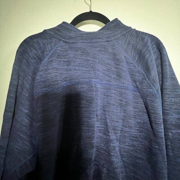Tommy Bahama Jeans Reversible Dark Blue 1/4 Zip Mens Pullover Sweater Size XXL - Picture 6 of 14